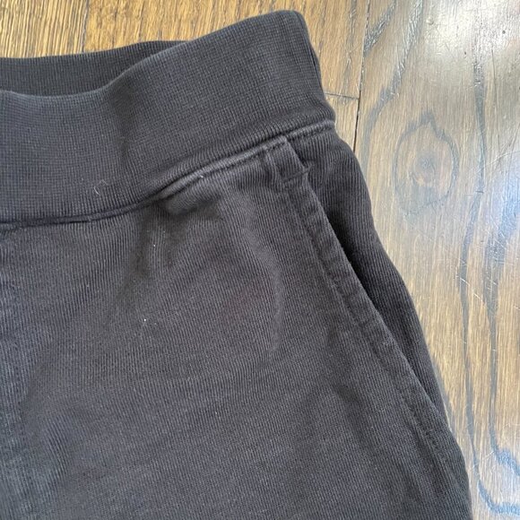 Tibi Calder Sculpted Jogger Sweatpants Black Cotton French Terry XS - Picture 7 of 11